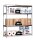 Simonrack Schwerlast-Weitspannregal ECOFORTE 1206-4 778100047201548 silber 150,0 x 45,0 x 200,0 cm