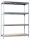 Simonrack Schwerlast-Weitspannregal ECOFORTE 1506-4 778100047201568 silber 150,0 x 60,0 x 200,0 cm