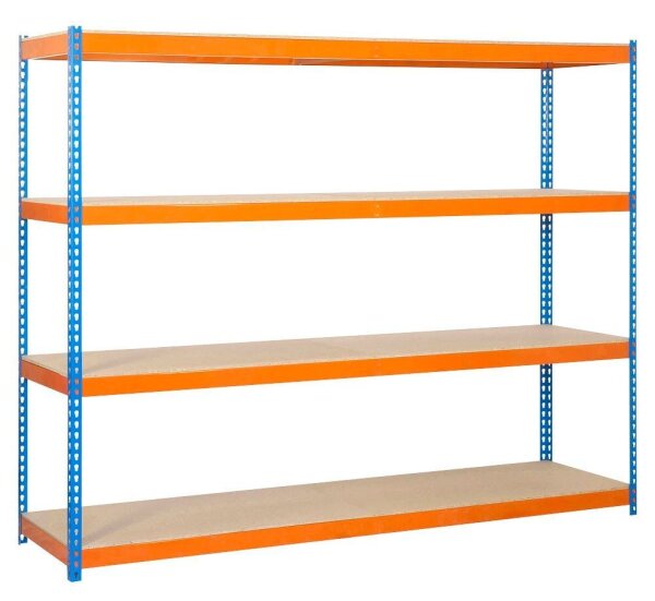 Simonrack Schwerlastregal ECOFORTE 1206-4 458100047201264 orange, blau 120,0 x 60,0 x 200,0 cm