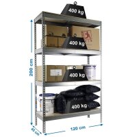 Simonrack Schwerlastregal ECOFORTE 1204-4 778100047201244...