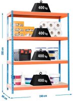 Simonrack Schwerlast-Weitspannregal SIMONFORTE 2409-4...