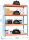 Simonrack Schwerlast-Weitspannregal SIMONFORTE 2409-4 458100045202498 blau, orange 240,0 x 90,0 x 200,0 cm