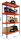 Simonrack Schwerlastregal ECOFORTE 1204-4 458100047201244 orange, blau 120,0 x 45,0 x 200,0 cm