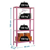 Simonrack Schwerlastregal HOMECLICK MINI 4/400...