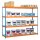 Simonrack Schwerlastregal ECOFORTE 1206-4 457100047201264 orange, blau 120,0 x 60,0 x 200,0 cm
