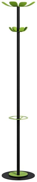 PAPERFLOW Kleiderständer easyCloth Color Range schwarz Metall 8 Haken 35,0 x 175,0 cm, 1 St.