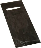 PAPSTAR Bestecktaschen schwarz 8,5 x 20,0 cm, 30 St.