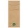 PAPSTAR Bestecktaschen braun 8,5 x 20,0 cm, 520 St.