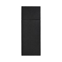 STARPAK Bestecktaschen Airlaid schwarz 8,5 x 20,0 cm, 480...
