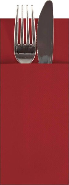 STARPAK Bestecktaschen Airlaid bordeaux 8,5 x 20,0 cm, 480 St.