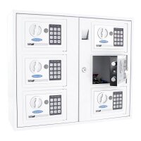 ROTTNER Keysystem 6 Schlüsseltresor weiß,...