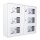 ROTTNER Keysystem 6 Schlüsseltresor weiß, Elektronik- und Standardschloss, 53,5 x 17,0 x 46,5 cm, 1 St.