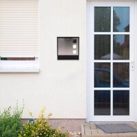 ROTTNER Briefkasten Design Mailbox  T05535 schwarz