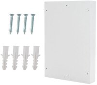 ROTTNER S100 EL Schlüsselkasten lichtgrau mit 100 Haken, Elektronikschloss, 38,0 x 8,0 x 55,0 cm, 1 St.