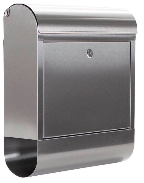 ROTTNER Briefkasten Rondello Inox T05865 silber