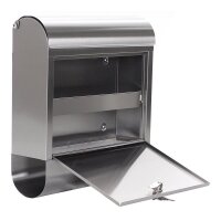 ROTTNER Briefkasten Rondello Inox T05865 silber