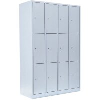 LÜLLMANN Schließfachschrank lichtgrau 520340,...