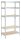 SZ Metall Schwerlastregal 24180-I(LV) silber 90,0 x 45,0 x 180,0 cm