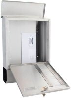 ROTTNER Briefkasten Corto Inox T06194 silber
