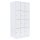LÜLLMANN Schließfachschrank signalweiß 520437, 12 Schließfächer 88,5 x 50,0 x 180,0 cm