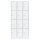LÜLLMANN Schließfachschrank signalweiß 520437, 12 Schließfächer 88,5 x 50,0 x 180,0 cm