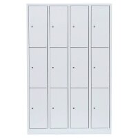 LÜLLMANN Schließfachschrank signalweiß...