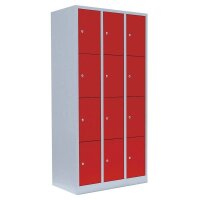 LÜLLMANN Schließfachschrank lichtgrau,...