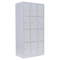 LÜLLMANN Schließfachschrank lichtgrau 520430,...