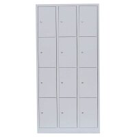 LÜLLMANN Schließfachschrank lichtgrau 520430,...