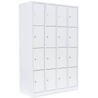 LÜLLMANN Schließfachschrank signalweiß...
