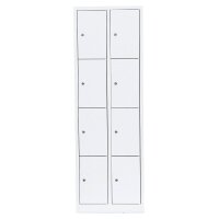 LÜLLMANN Schließfachschrank signalweiß...