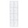 LÜLLMANN Schließfachschrank signalweiß 520427, 8 Schließfächer 60,0 x 50,0 x 180,0 cm