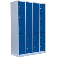 LÜLLMANN Schließfachschrank lichtgrau,...