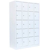 LÜLLMANN Schließfachschrank signalweiß...