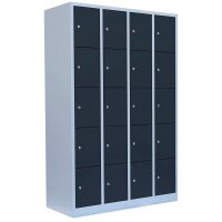 LÜLLMANN Schließfachschrank anthrazit,...