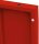 LÜLLMANN Schließfachschrank lichtgrau, feuerrot 523334, 9 Schließfächer 118,5 x 50,0 x 180,0 cm