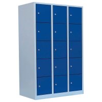 LÜLLMANN Schließfachschrank lichtgrau,...