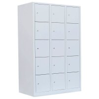 LÜLLMANN Schließfachschrank lichtgrau 523530,...