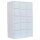 LÜLLMANN Schließfachschrank lichtgrau 523530, 15 Schließfächer 118,5 x 50,0 x 180,0 cm