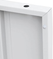 LÜLLMANN Schließfachschrank signalweiß 523337, 9 Schließfächer 118,5 x 50,0 x 180,0 cm