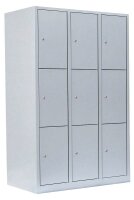 LÜLLMANN Schließfachschrank lichtgrau 523330,...