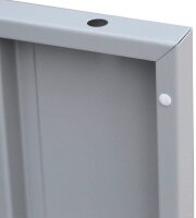 LÜLLMANN Schließfachschrank lichtgrau 523330, 9 Schließfächer 118,5 x 50,0 x 180,0 cm