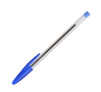 BIC Kugelschreiber Cristal transparent, Schreibfarbe: blau, 50 St.