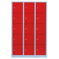 LÜLLMANN Schließfachschrank lichtgrau,...