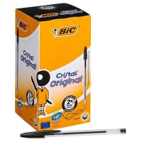 BIC Kugelschreiber Cristal transparent, Schreibfarbe:...