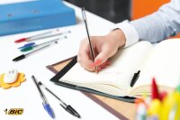 BIC Kugelschreiber Cristal transparent, Schreibfarbe:...
