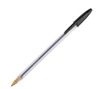 BIC Kugelschreiber Cristal transparent, Schreibfarbe: schwarz, 50 St.