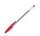 BIC Kugelschreiber Cristal transparent, Schreibfarbe: rot, 50 St.