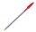 BIC Kugelschreiber Cristal transparent, Schreibfarbe: rot, 50 St.