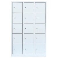 LÜLLMANN Schließfachschrank signalweiß...